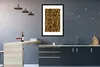 MuchoWow® Gerahmtes Poster Pantherdruck - Muster - Gelb Produktbild-Vorschau 5