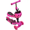 A pink ladybug-themed 3-in-1 scooter for children, shown against a white background. Náhľad obrázku produktu