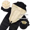 Baby Winter Overall mit Kapuze, Strampler Schneeanzug Produktbild-Vorschau 3