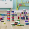 600 Stück WELLGRO bunte Holzbausteine - mehrfarbige Produktbild-Vorschau 6