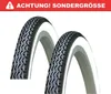 2 x Kenda K-133 26" Pneu vélo Manteau vélo noir/blanc Voir les images du produit 2