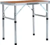 vidaXL Table de camping pliante en aluminium 60x45 cm Voir les images du produit 7