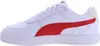 A side view of a white Puma sneaker with a red stripe. Produktbild-Vorschau