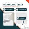 homeX FT0981-W Gefriertruhe, Tiefkühltruhe klein - 98 Liter Produktbild-Vorschau 5
