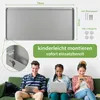 banjado Magnettafel silber 78x37cm groß Magnetwand aus Produktbild-Vorschau 6
