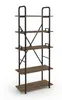 Relaxdays Standregal, HxBxT: 143 x 38 x 24 cm, 5 offene Produktbild-Vorschau 8