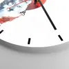 Wanduhr - Rund - Glasuhr - Tierwelt Pelz Abbildung Mond - Produktbild-Vorschau 5