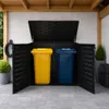 Koll Living Mülltonnenbox Tilia 1170 Liter | Schwarz | für Produktbild-Vorschau 6