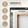 MuchoWow® - Leinwandbilder - Marmor - Schwarz - Gold - Produktbild-Vorschau 3