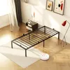 KUTAS Klassische Betten 90x200, Metallbett Schwarz mit 32 Produktbild-Vorschau 3