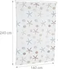 relaxdays 10026667_1048 relaxdays Duschrollo OCEAN 140,0 x Náhled obrázku produktu 4