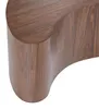 BELIANI Couchtisch Dunkelbraun MDF Holzoptik Asymmetrisch Produktbild-Vorschau 7
