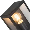 Industrialna lampa ścienna zewnętrzna czarna ze szkłem 25,5 Podgląd zdjęcia produktu 5