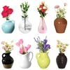 8 Stück 3D Mini Keramik Vase Magnete Kühlschrank, Produktbild-Vorschau 1