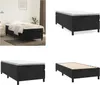 vidaXL Boxspringbett Schwarz 90x200 cm Samt - Boxspringbett Produktbild-Vorschau 1