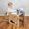 Kids Helper Kindersitzgruppe Eiche Kindertisch mit Stühlen Produktbild-Vorschau 6