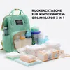 Baby Wickelrucksack stylische Wickeltasche Rucksack mit Produktbild-Vorschau 3