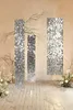 Pailletten-Panel, Quadrate, silber, 30x30 cm Produktbild-Vorschau 1