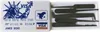 A lock pick set designed to look like a Visa credit card, with the lock picks laid out next to it. Produktbild-Vorschau