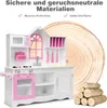 GOPLUS Kinderküche, Spielküche mit Mikrowellenofen, Herd, Produktbild-Vorschau 3