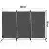 Fiqops Paravent Outdoor Raumteiler Garten Spanische Wand Produktbild-Vorschau 2