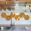 Relaxdays Filzpinnwand, 6 Stück, selbstklebende Sechsecke Produktbild-Vorschau 5