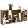 vidaXL Bibliothèque chêne fumé 67x24x161 cm Bois composite Voir les images du produit 10