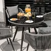 di volio Gartenmöbel Set RIETI - Grau, Sitzgruppe outdoor Produktbild-Vorschau 5