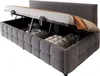 Merax Polsterbett Schlafsofa 90x200cm mit Hydraulischem Produktbild-Vorschau 4