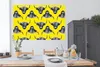 MuchoWow® Poster Schottisches Hochlandrind - Muster - Gelb Produktbild-Vorschau 3