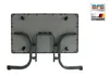 The underside of a folding table with its legs folded. Produktbild-Vorschau
