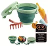 Set di giochi da spiaggia 7in1 GREEN, (Sand Toys)Plastic Anteprima dell’immagine prodotto 5