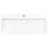 vidaXL Lavabo 100 x 46 x 11 cm Fonte minérale/fonte de Voir les images du produit 4