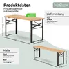 holz4home® Bierzeltgarnitur für Kinder 3-teilig aus Holz I Produktbild-Vorschau 7