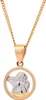 Anhänger Engel mit 1,1 mm Goldkette 60 cm 585-14 Karat Gold Produktbild-Vorschau 2