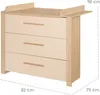 Roba 1731884 Wickelkommode breit +Wickelansatz Momo Produktbild-Vorschau 8