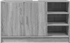 vidaXL Waschbeckenunterschrank Grau Sonoma 90x29x55 cm Produktbild-Vorschau 4