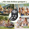 Camping Geschirr Set 2 Personen, Edelstahl Besteck Set mit Produktbild-Vorschau 5