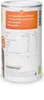 A close-up of a white cylindrical product container with an orange label featuring product information. Náhľad obrázku produktu