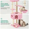 Kratzbaum für große Katzen, Kratzbrett, Katzenbürste, 11 cm Produktbild-Vorschau 6