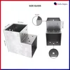 GeZu Impex Pfostenecke 2 Balken 121 x 121 mm Feuerverzinkt Produktbild-Vorschau 2