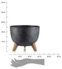 HowHomely doniczka okrągła 18,3 cm wysokości, ECO doniczka Podgląd zdjęcia produktu 3
