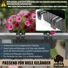 BigDean 4 Stück Blumenkasten Balkongeländer Balkon Produktbild-Vorschau 4