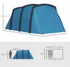 Aufblasbares Campingzelt 3-6 Personen, Tunnelzelt Produktbild-Vorschau 5