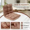 KOMFOTTEU Bodenstuhl, Bodensessel mit Verstellbarer Produktbild-Vorschau 3