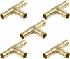 Raccord Laiton 10mm Cannelé 3 Voies Connecteur T Adaptateur Voir les images du produit 2