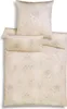 A folded duvet cover and pillowcase set with a damask pattern. Produktbild-Vorschau