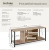 tectake® TV-Regal Denver 120 x 40 x 50,5 cm Produktbild-Vorschau 5