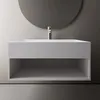 Wandwaschbecken TWG71 - Mineralguss - Weiß matt - mit Produktbild-Vorschau 3