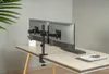 Monitor Dual Schwenkarm Tisch Halterung bis 32" Doppel Produktbild-Vorschau 2